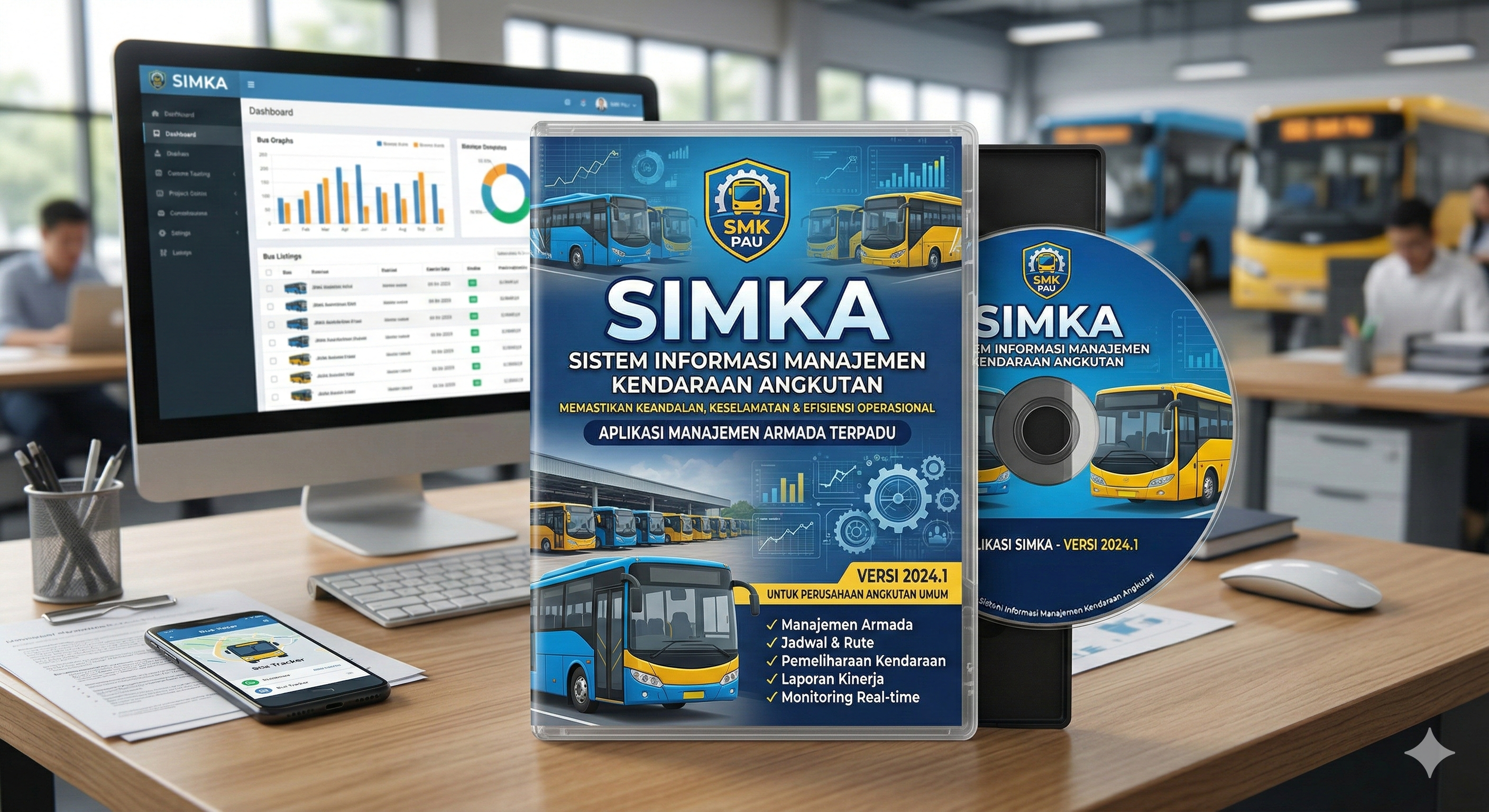 Sistem Informasi Managemen  Perusahaan Angkutan Umum - CENTRALINGGO MULIA ABADI